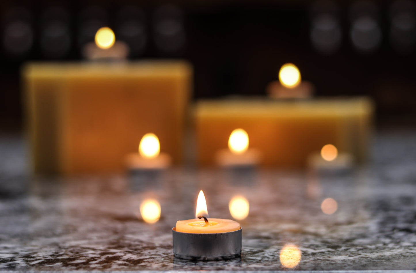 Bees Wax Tealight Candles